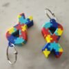 Autism Awareness Ribbon Keychain