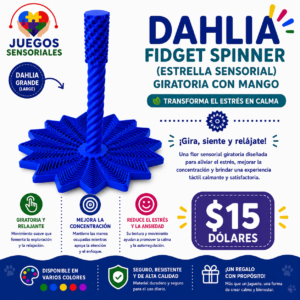 🌼 Dahlia Fidget Sensorial Dahlia Fidget Sensory Flower Spinner