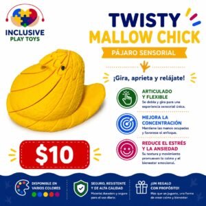 Twisty Mallow Chick (Pájaro Sensorial)